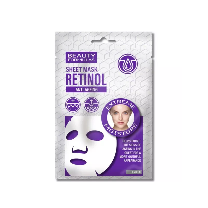 Beauty Formulas Retinol Maseczka w płachcie/ twarz
