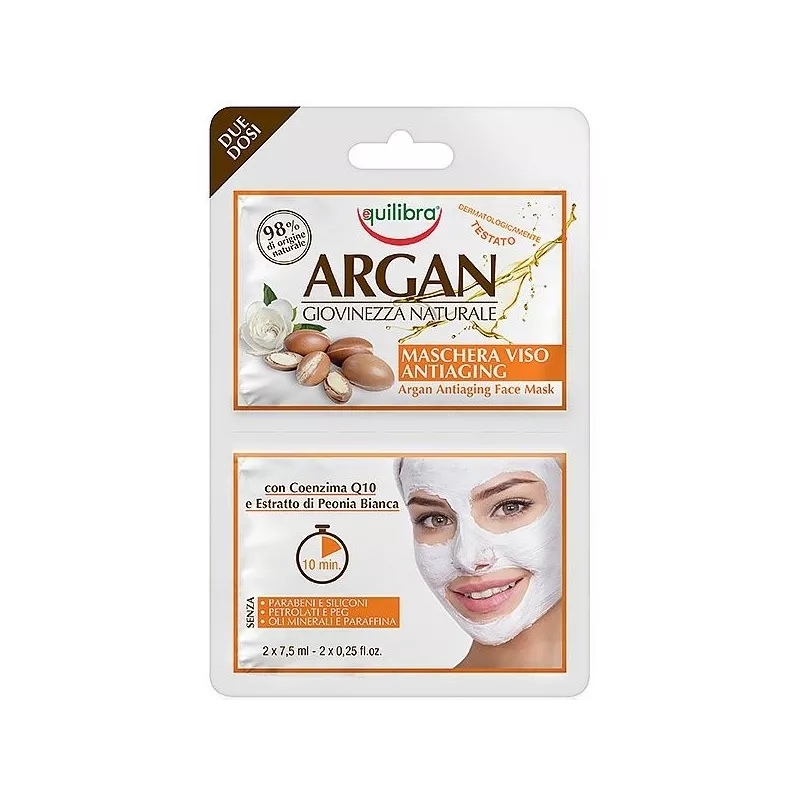 Equilibra Maseczka Arganowa Do Twarzy 2X7,5Ml