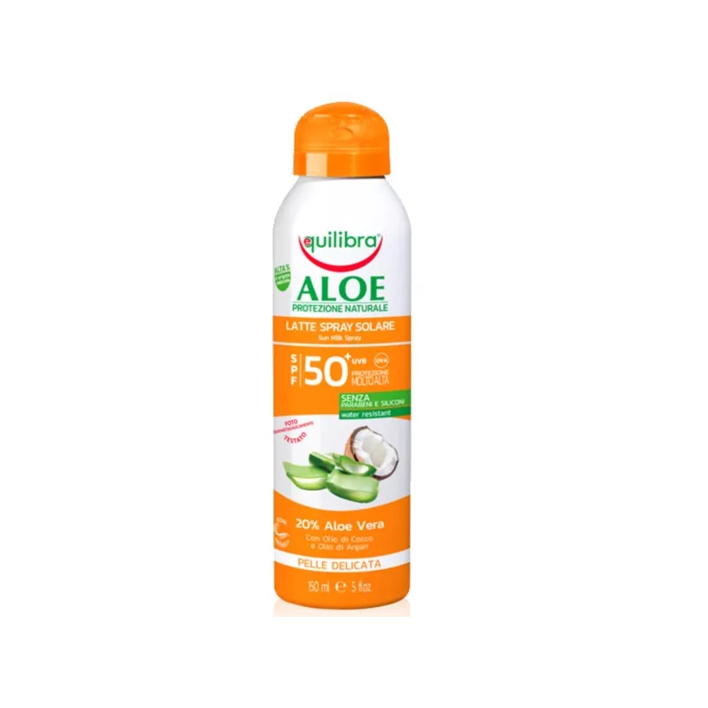 Equilibra Mleczko Aloesowe do opalania SPF 50