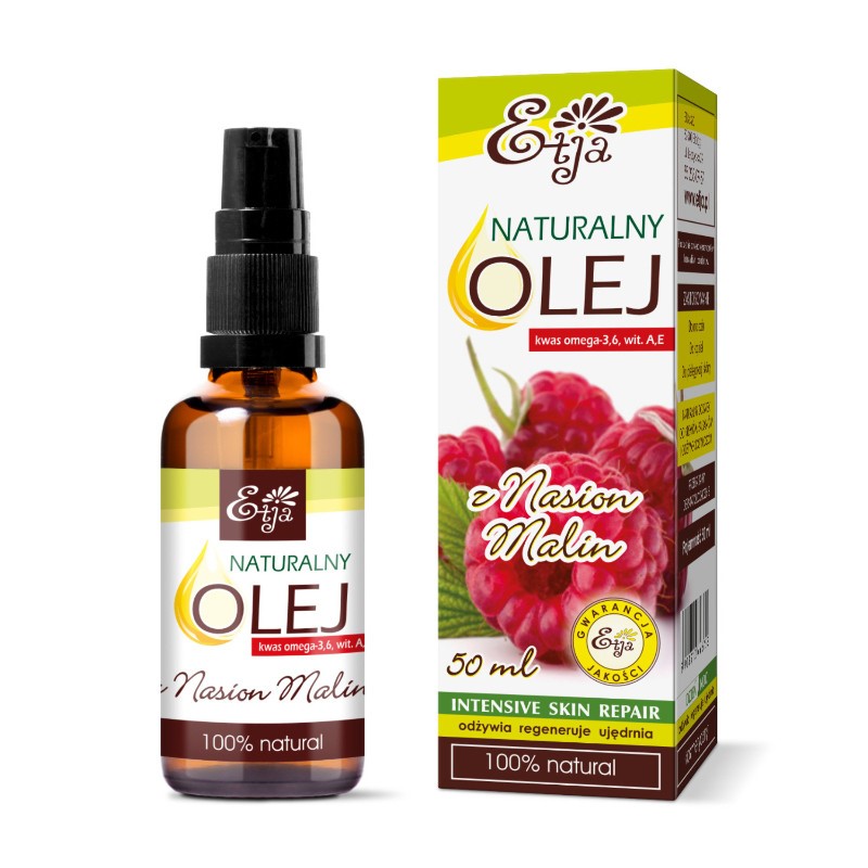 Etja Olej z nasion malin 50ml do skóry suchej
