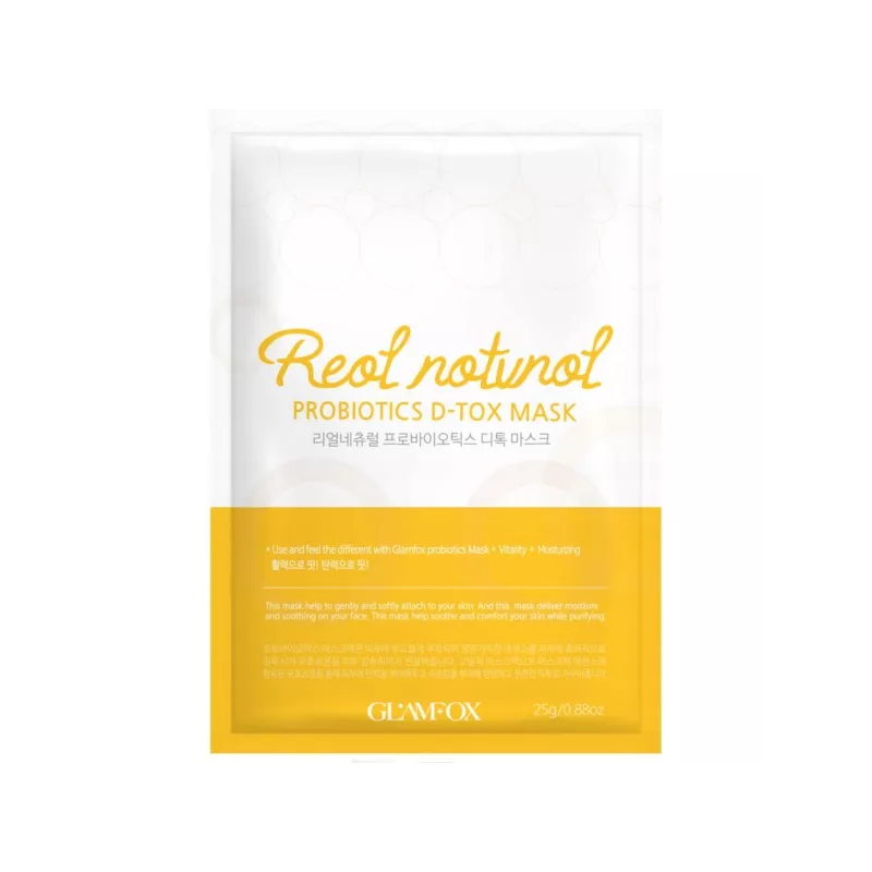 Glamfox Probiotics D-TOX mask 1 szt