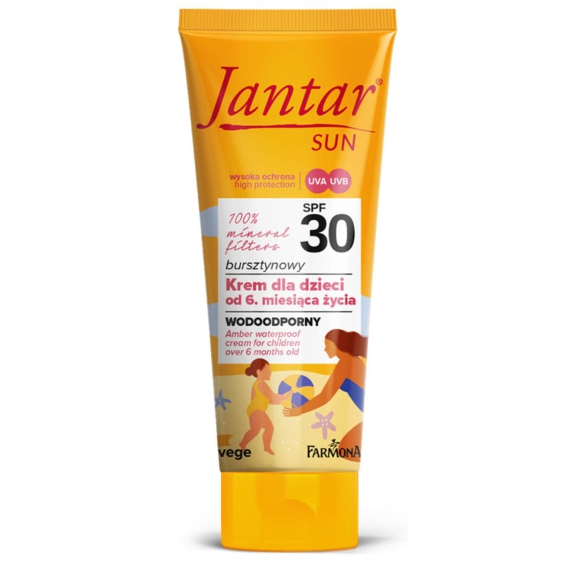 Jantar Sun Bursztynowy Krem dla dzieci SPF 30 50ml