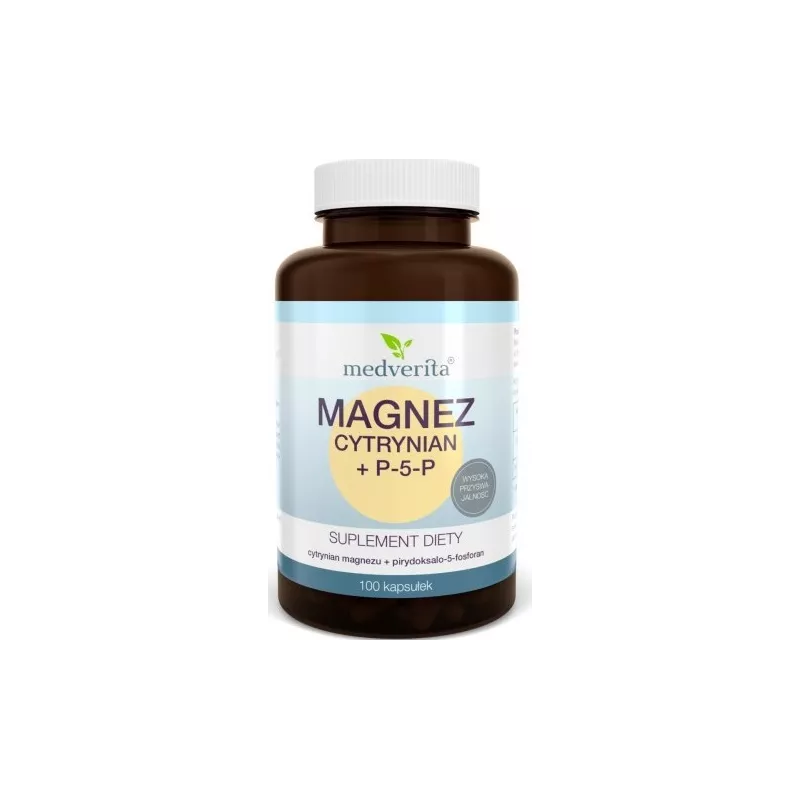 Medverita Magnez Cytrynian P 5 P100 K