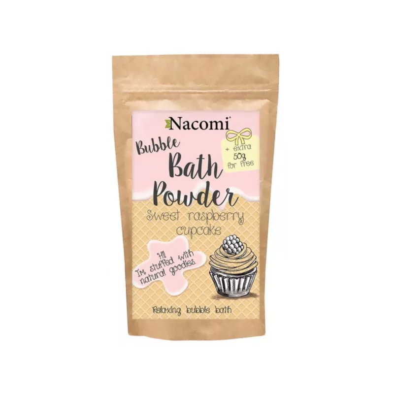 Nacomi Puder Do Kąpieli Malina Babeczka 150G