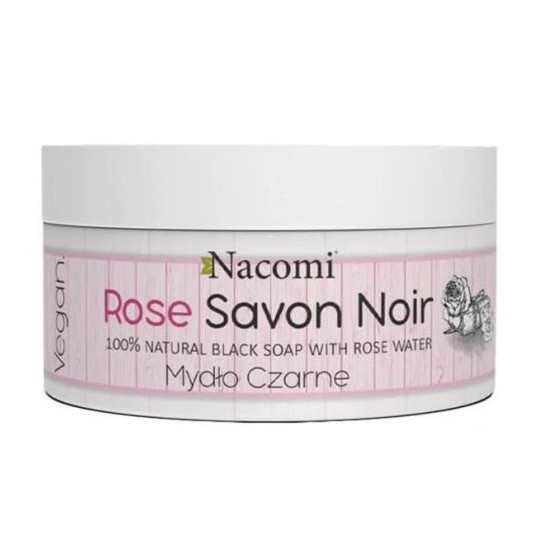 Nacomi Rose Savon Noir Mydło czarne 125 g