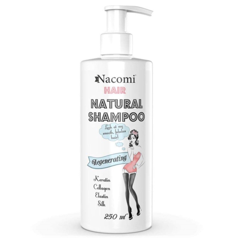Nacomi Szampon Naturalny Odżywczo-regenerujący