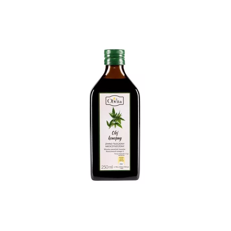 Olvita Olej Konopny Zimnotłoczony 250Ml