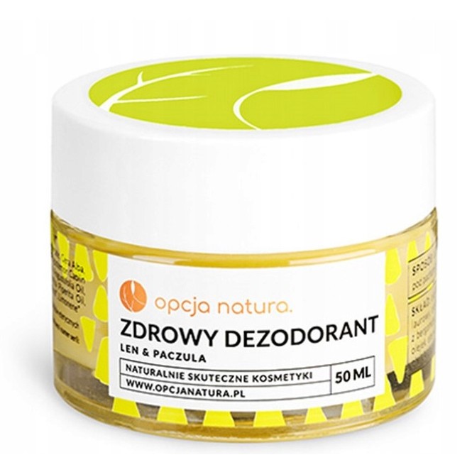 Opcja Natura Dezodorant len & paczula 50 ml