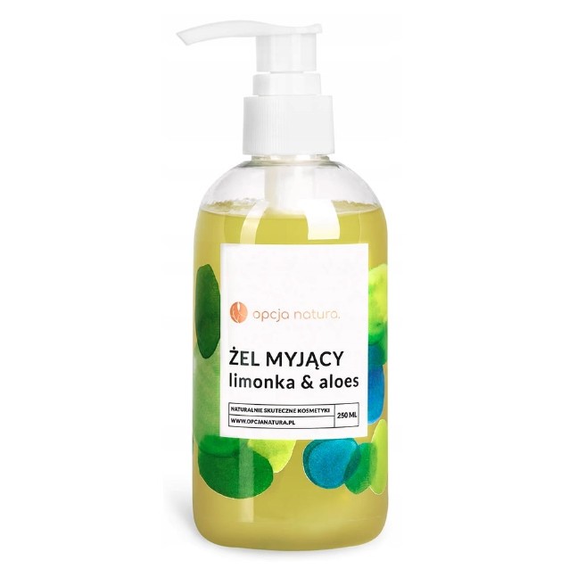 Opcja Natura Żel myjący limonka & aloes 250 ml