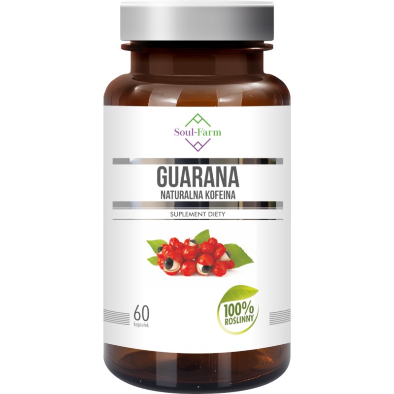 Soul Farm Premium Guarana Ekstrakt 500 mg 60 k