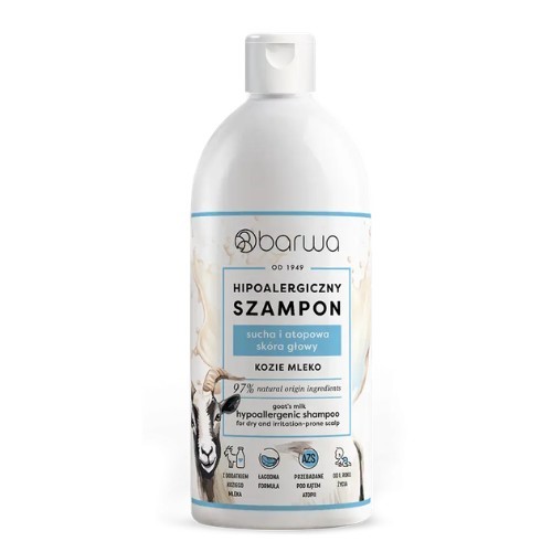 Barwa Szampon Hipoalergiczny Kozie Mleko 400 ml